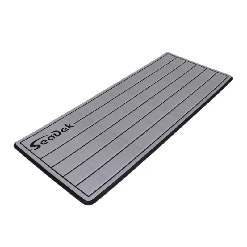 Almohadilla de Consola de Teca Doble Densidad SeaDek - Storm Gray / Black, Pequeño 14 x 36
